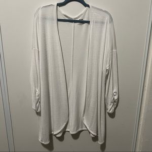Evri white plus size Cardigan 3X